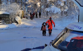 Спасатели пришли на помощь застрявшей на острове Ладожского озера компании