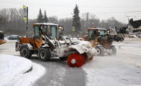 Более 33 тысяч км дорог в Ленобласти очистили от снега в новогодние праздники