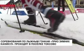Областные соревнования по лыжным гонкам «Приз зимних каникул» проходят в поселке Токсово