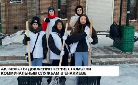 Активисты «Движения Первых» помогли коммунальным службам в Енакиево