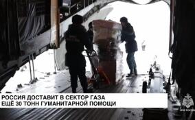 Специальный борт МЧС России доставит еще 30 тонн гуманитарной помощи жителям сектора Газа