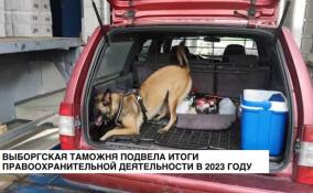 Выборгская таможня подвела итоги правоохранительной деятельности в 2023 году