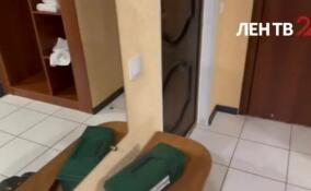 Видео: во время очередного обстрела в Горловке снаряд прилетел в гостиницу "Родина"