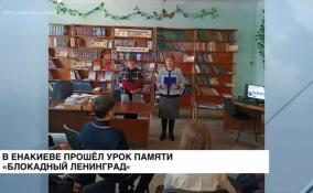 В Енакиево прошёл урок памяти «Блокадный Ленинград»