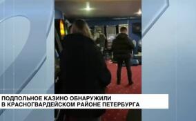 Подпольное казино обнаружили в Красногвардейском районе Петербурга