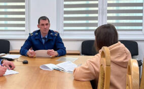 Зампрокурора Ленобласти провел личный прием жителей Выборгского района