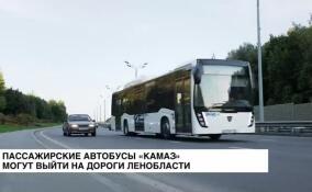 На дороги Ленинградской области могут выйти пассажирские автобусы «КАМАЗ»