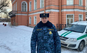 Судебный пристав помог упавшему на проезжей части мужчине в Петербурге