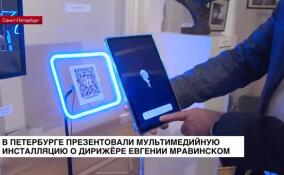 В Петербурге презентовали мультимедийную инсталляцию о дирижере Евгении Мравинском