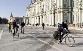 В Петербурге прошла акция «На работу на велосипеде и СИМ зимой»