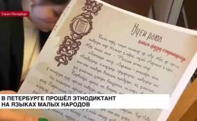 В Петербурге прошел этнодиктант на языках малых народов