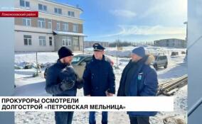 Прокуроры осмотрели долгострой «Петровская Мельница»