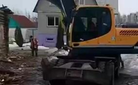 В Ленобласти идет снос домов в рамках реконструкции Колтушского шоссе