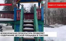 Всеволожская прокуратура проверяет содержание детской площадки в Токсово