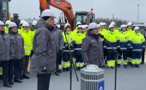 Владимир Путин и Александр Дрозденко дали старт заливке бетона в здание 7-го энергоблока ЛАЭС