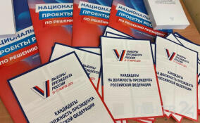 Более 35,6% жителей Ленинградской области проголосовали в первый день выборов президента РФ