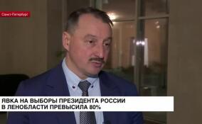Явка на выборах президента России в Ленобласти превысила 80%