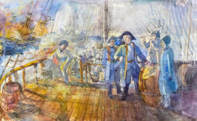 Рисунок школьницы из Выборга оказался в числе лучших работ об адмирале Ушакове