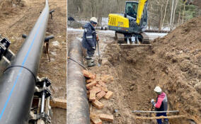 Летом в Сланцах завершится обновление канализационного коллектора
