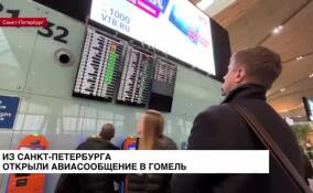 Из Санкт-Петербурга открыли авиасообщение в Гомель