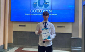 Школьник из Бокситогорска стал победителем всероссийской олимпиады «Софиум»