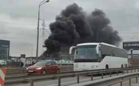 Стала известна причина пожара на Мурманском шоссе