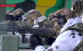 В Ленобласти спецназовцы Росгвардии провели учебные мероприятия по огневому поражению диверсионных групп противника