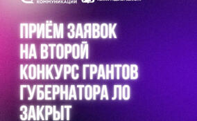 Ленинградские НКО подали 99 заявок на муниципальный этап конкурса на "Грант Губернатора ЛО"