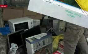 Экологическая акция по сбору старой техники состоялась в центре Кировска