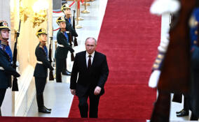 Салютом завершилась церемония инаугурации президента России