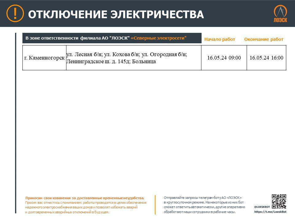 График отключения электроэнергии в крыму