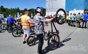 Около 250 спортсменов участвуют в заезде фестиваля «Вело 47» в Сосновом Бору