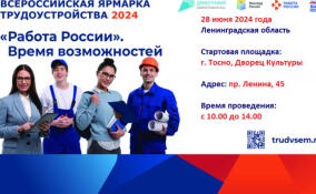Жителей Ленобласти приглашают на Всероссийскую ярмарку трудоустройства