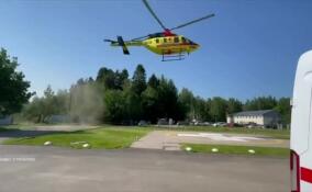 Санитарная авиация помогла 75-летнему жителю Приозерского района прибыть на кардиологическую операцию