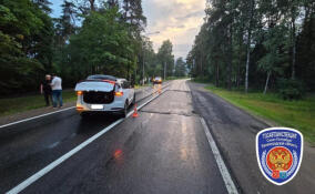 12-летний мотоциклист попал в ДТП на шоссе в Солнечном
