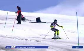 Горнолыжница из Ленобласти заняла второе место на соревнованиях в Кабардино-Балкарии