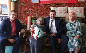 Учительница из Выборга отпраздновала 101-летие