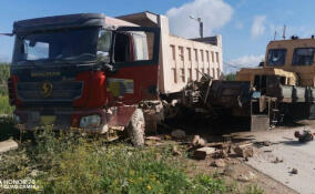 Дрезина врезалась в грузовик на переезде в Бокситогорском районе