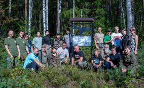 Под Всеволожском появился памятник защитнику Ленинградского неба Николаю Грунину