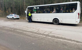 Более 15 автобусов проверили на подъезде к Выборгу