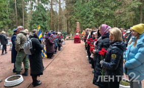 В Парголово захоронили останки летчика Петра Абрамова