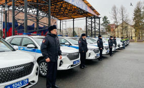 Полиции Всеволожска передали 14 новых машин