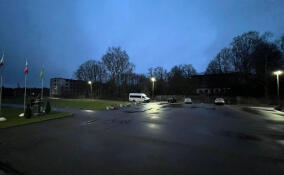 Освещение появилось в парковой зоне у усадьбы Веймарна в поселке Беседа после вмешательства прокуратуры