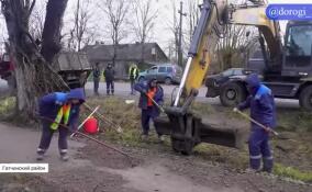 В Гатчинском районе завершается ремонт дороги через Межно в Сиверский