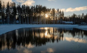 Александр Дрозденко показал красоту зимней солнечной Вуоксы