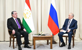 Путин и Рахмон в Ленобласти: встреча в преддверии неформального саммита СНГ