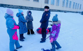 Юным жителям Петербурга и Ленобласти рассказали о безопасном катании с горок