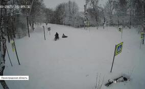 В Назии оштрафовали мотоциклиста, катавшего человека на привязанной «ватрушке»