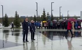 В Зайцево проходит торжественно-траурная церемония «Слава, которой не будет конца!»