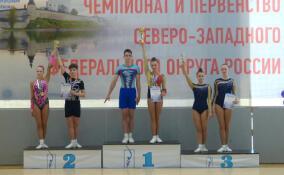 Аэробисты из Ленобласти завоевали большой комлект медалей на межрегиональных соревнованиях